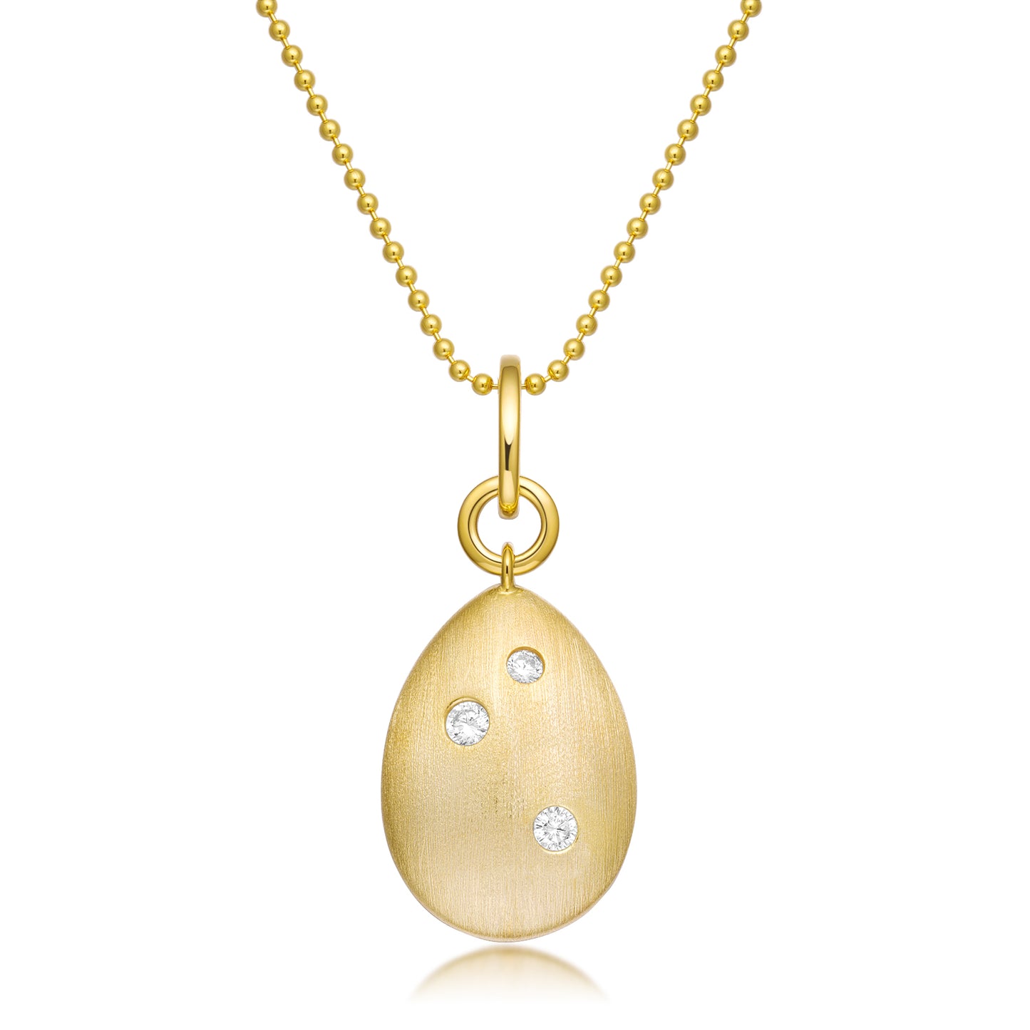 LUEUR Snow Pavé Reversible Pendant