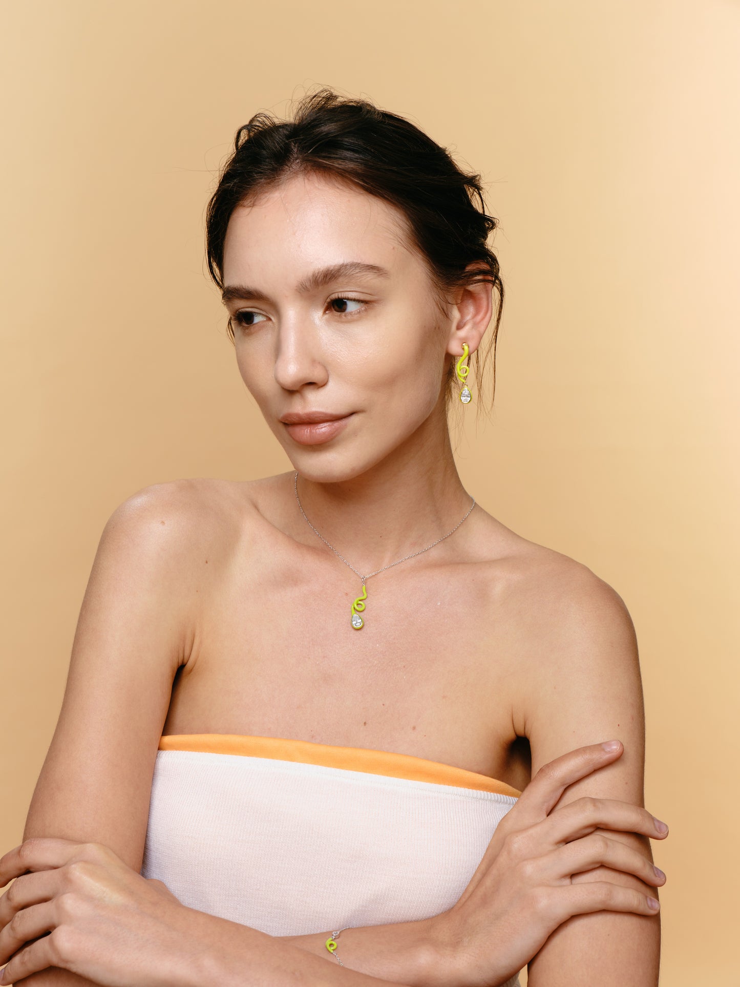 FANTASIA Colorful Drop Earrings