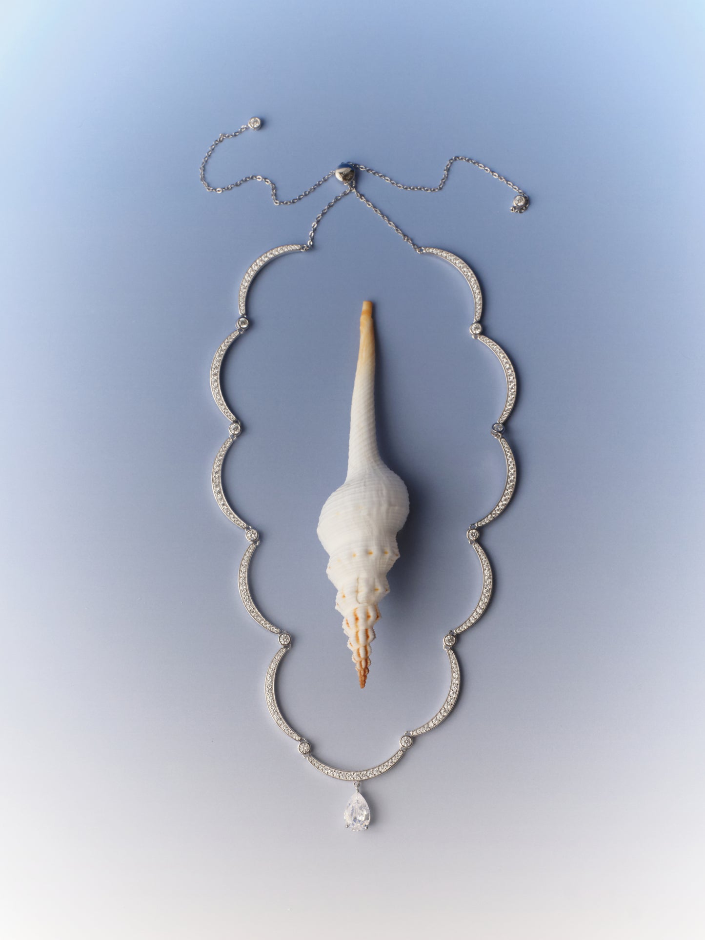 RIBBON Harmonie Pavé Adjustable Necklace