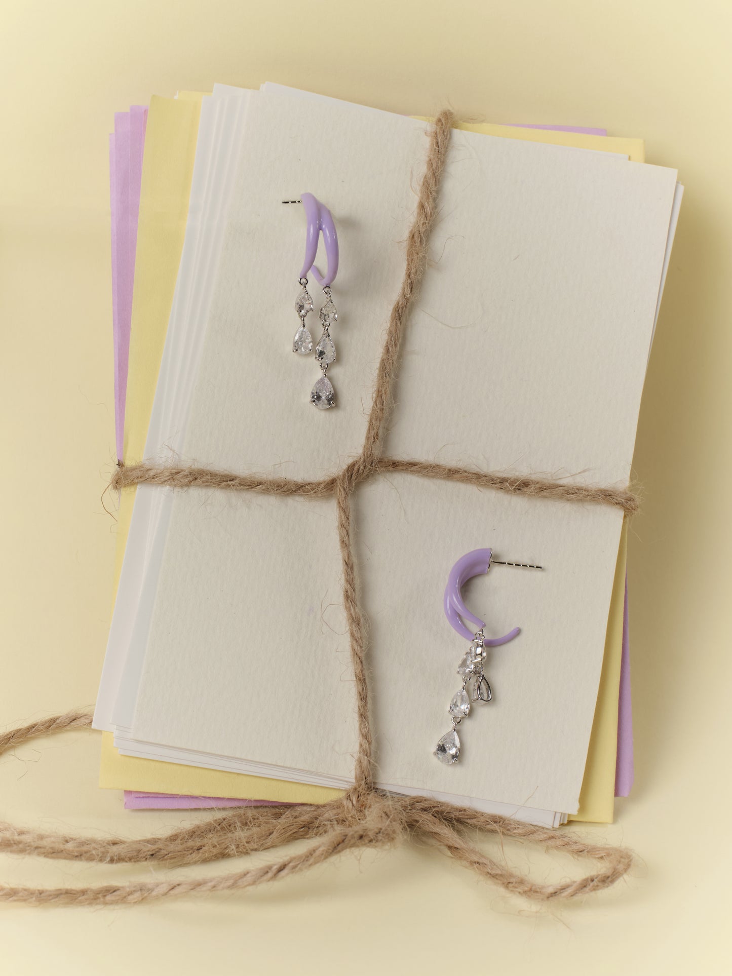 FANTASIA Multiple Drops Colorful Earring