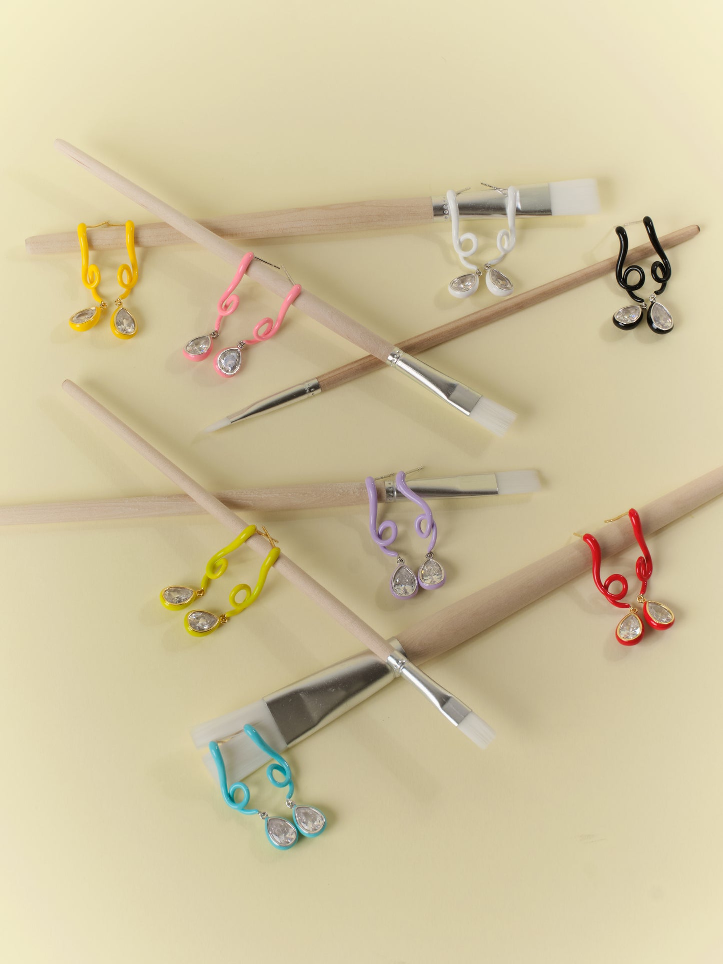 FANTASIA Colorful Drop Earrings