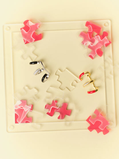 FANTASIA Colorful Earcuff Triple-layer