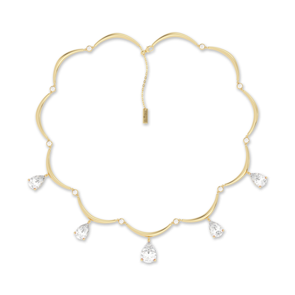 Courbette Multiple Drops Adjustable Necklace