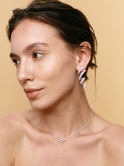 Ribbon Colorful Earring