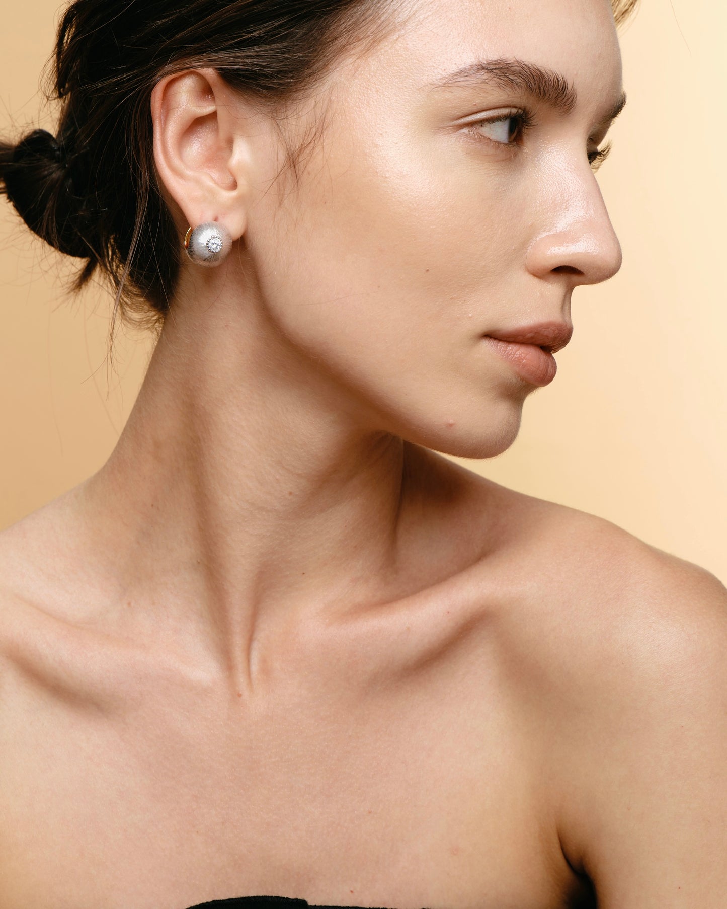 LUEUR Éclat d'Œuf double-sided Sphere Earring