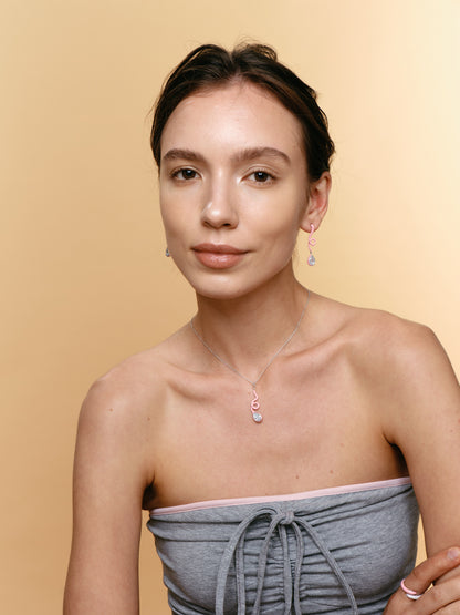 FANTASIA Colorful Drop Earrings