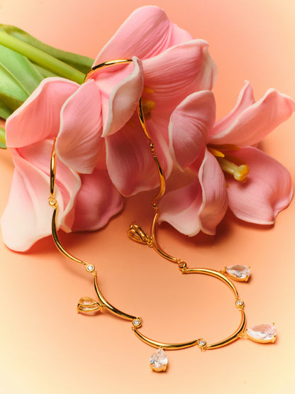 Courbette Multiple Drops Adjustable Necklace