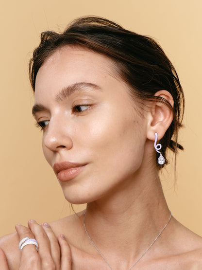 FANTASIA Colorful Drop Earrings