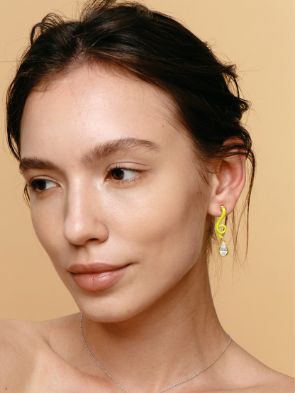 FANTASIA Colorful Drop Earrings