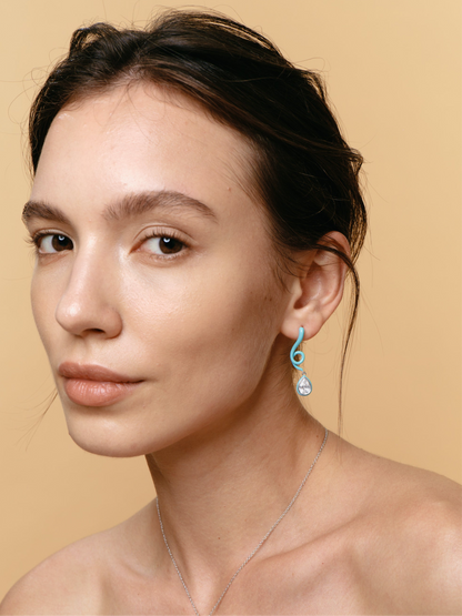 FANTASIA Colorful Drop Earrings