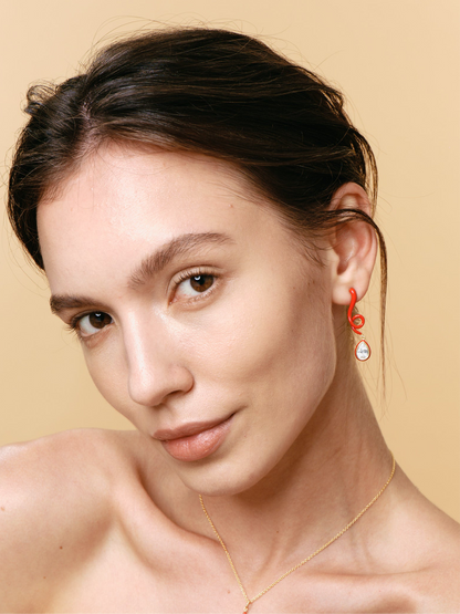 FANTASIA Colorful Drop Earrings