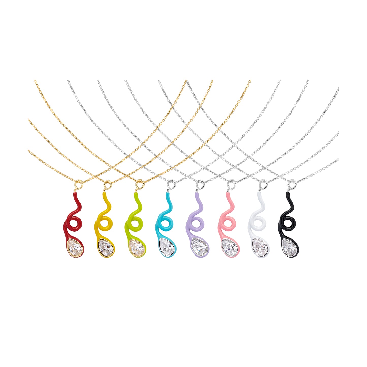 FANTASIA Courbette Colorful Pendant