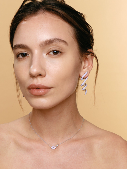 Ribbon Colorful Earring