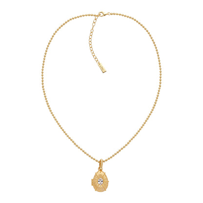 LUEUR Éclat d'Œuf Opening Pendant 24K Gold Plating
