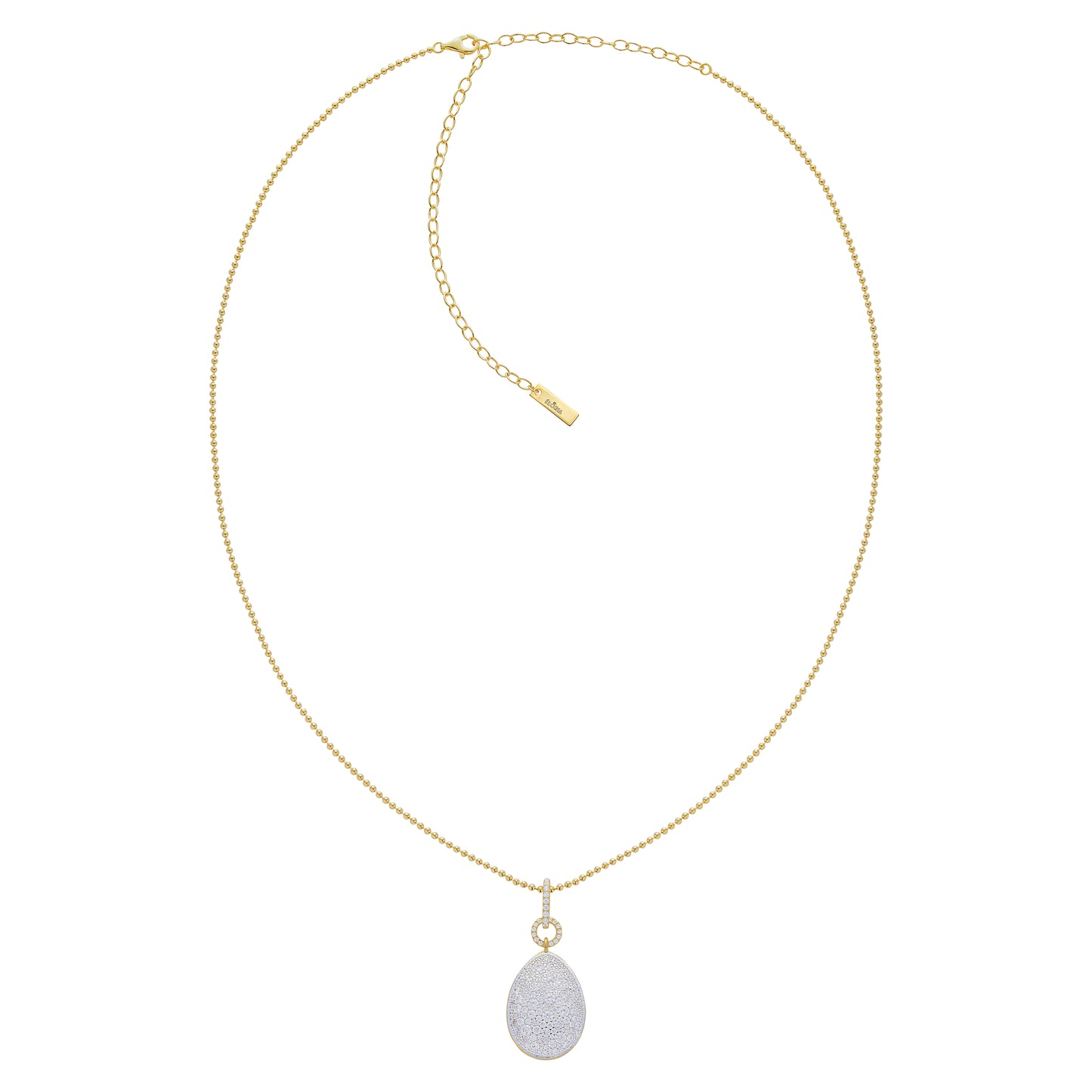 LUEUR Snow Pavé Reversible Pendant