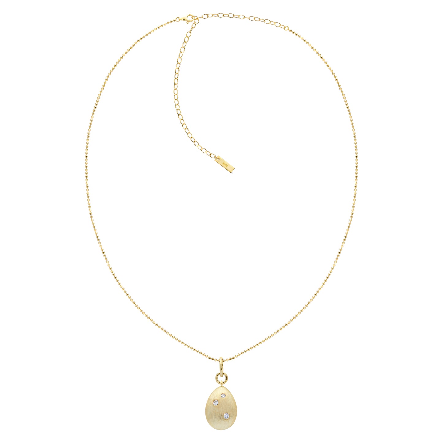 LUEUR Snow Pavé Reversible Pendant