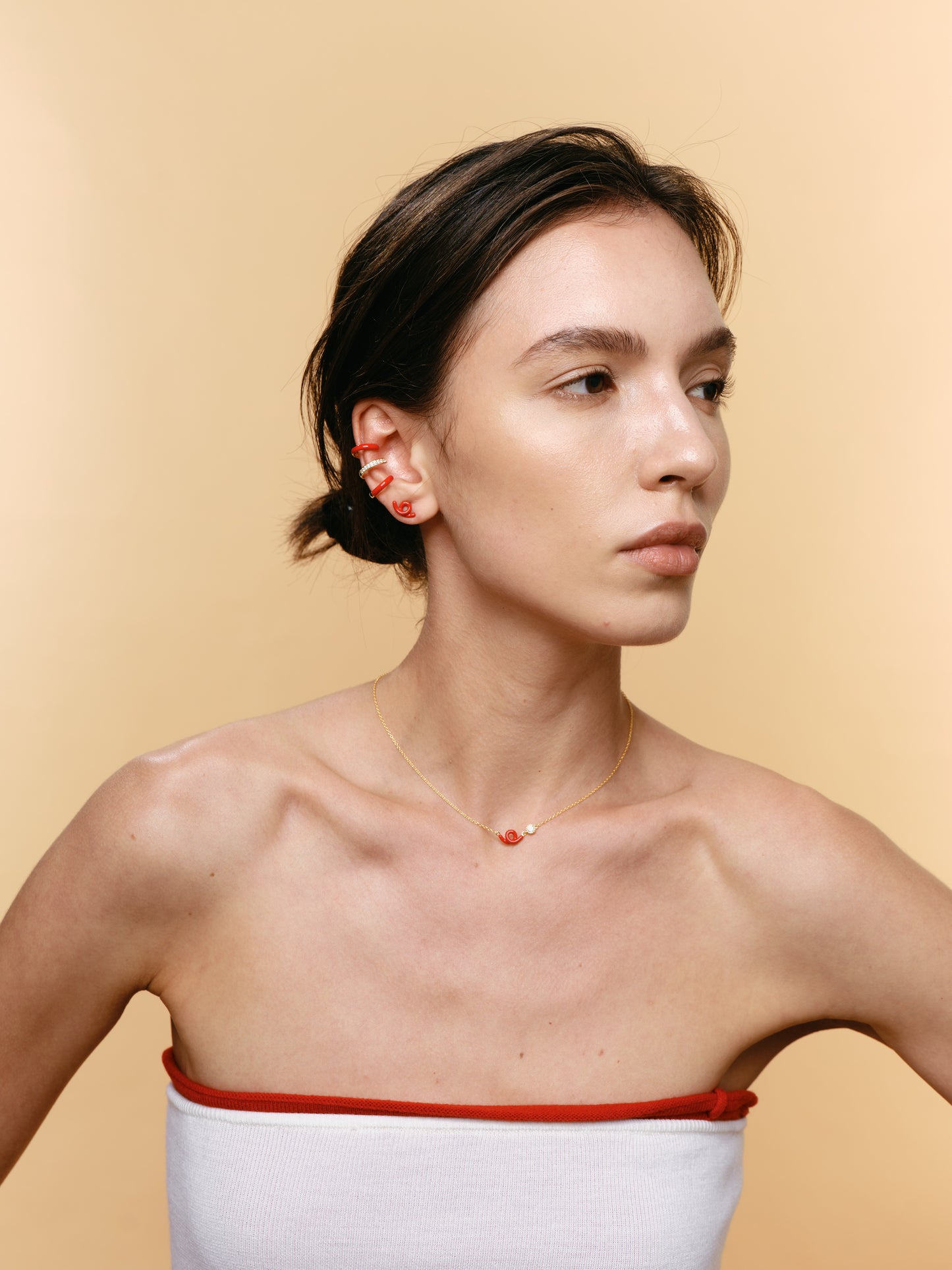 FANTASIA Colorful Earcuff Triple-layer