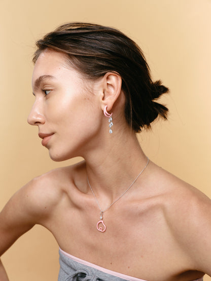 FANTASIA Multiple Drops Colorful Earring