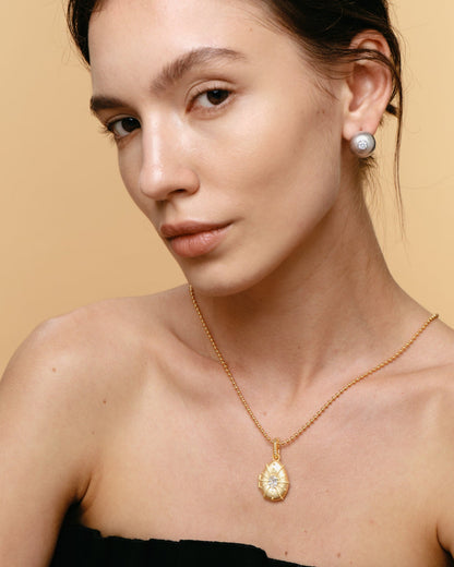 LUEUR Éclat d'Œuf double-sided Sphere Earring