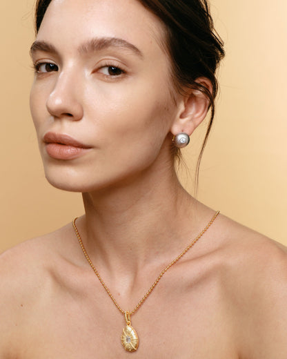 LUEUR Éclat d'Œuf double-sided Sphere Earring