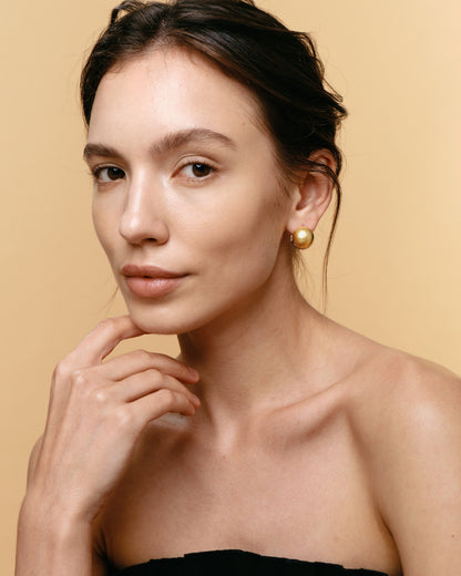LUEUR Éclat d'Œuf double-sided Sphere Earring