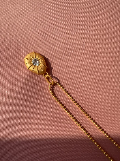 LUEUR Éclat d'Œuf Opening Pendant 24K Gold Plating