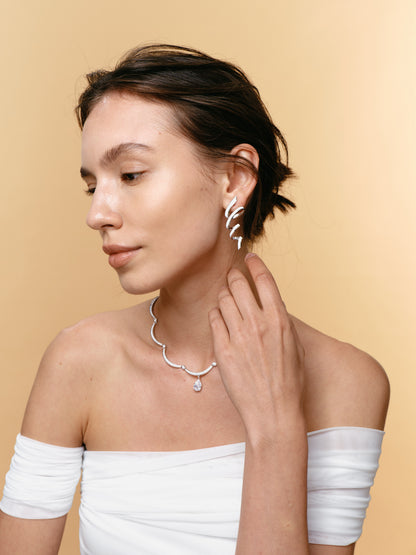 Ribbon Colorful Earring